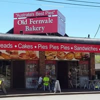 The Old Fernvale Bakery shopfront — Australia's Best Pies — on the Brisbane Valley Highway